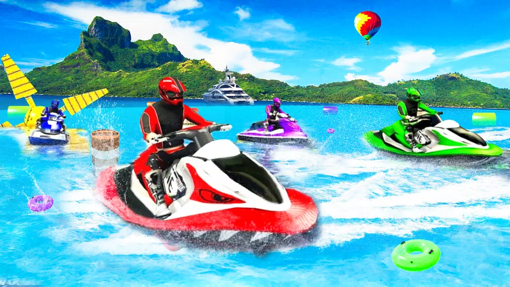 Jet Ski Racing Simulator Games Schermafbeelding 2