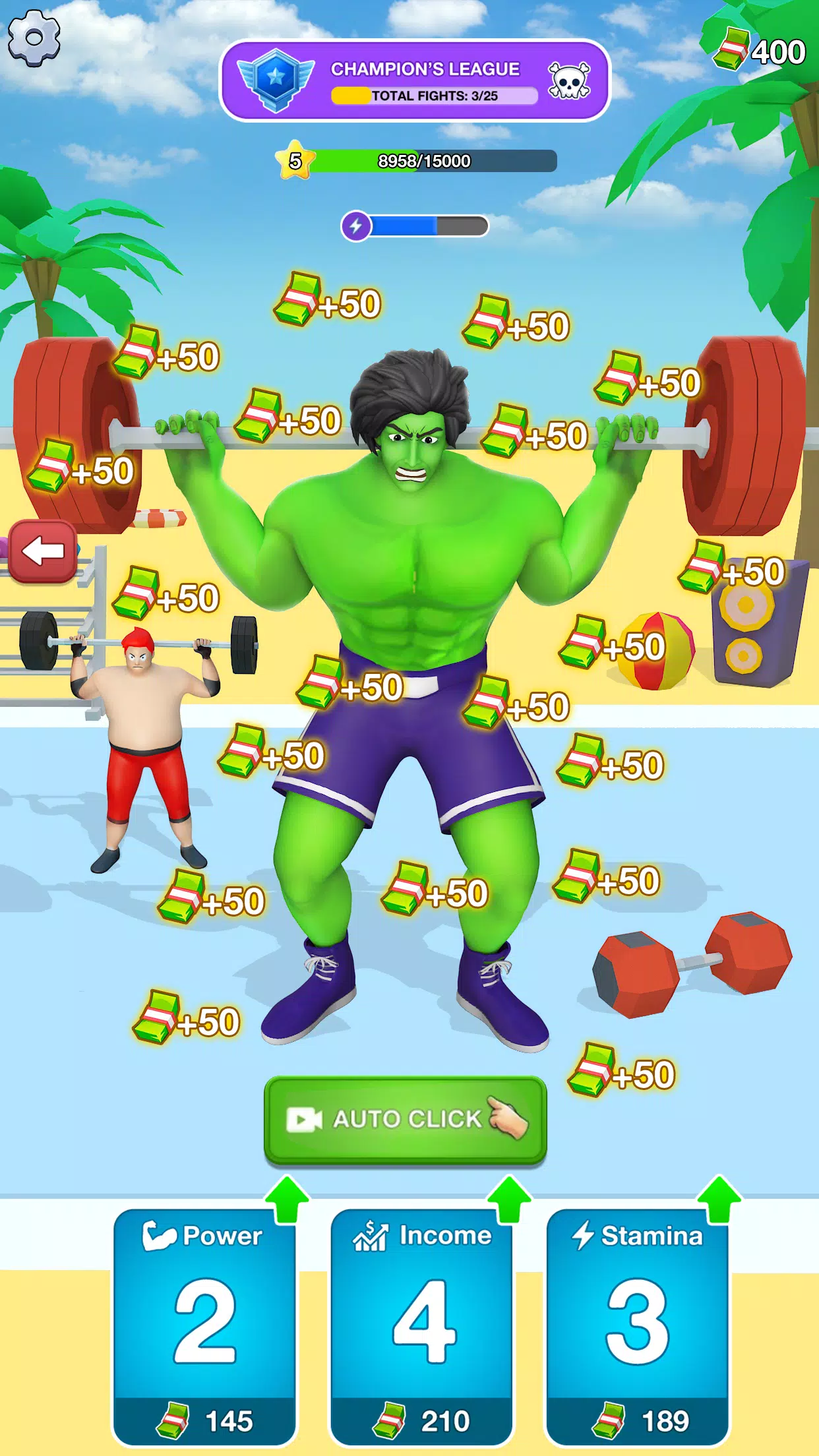 Gym Clicker Hero: Idle Muscles应用截图第2张