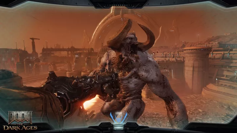 Ang Mech Battles ay Pacific Rim-scale Punch Ups. | Image Credit: ID Software / Bethesda