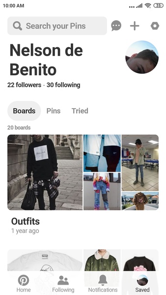 Pinterest Lite Captura de tela 2