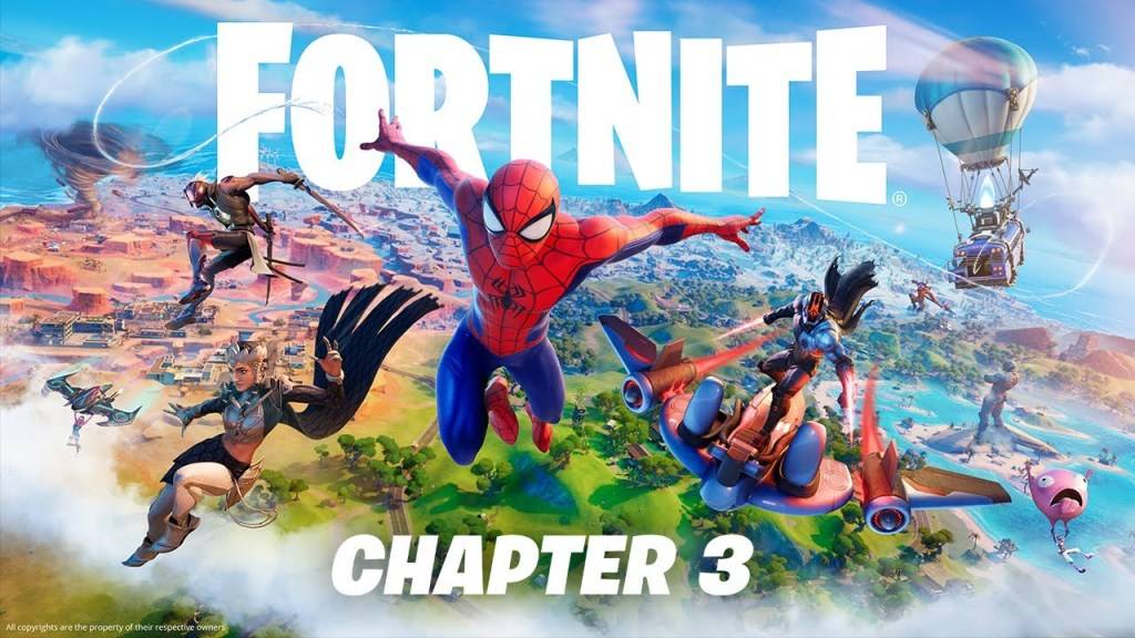 Fortnite Chapter 3 Spider-Man artwork