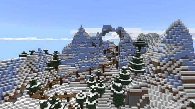 Seme di bioma di neve di Minecraft