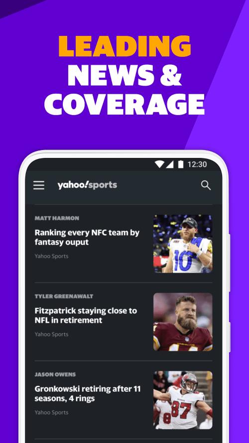 Yahoo Sports: Scores & News Screenshot 2