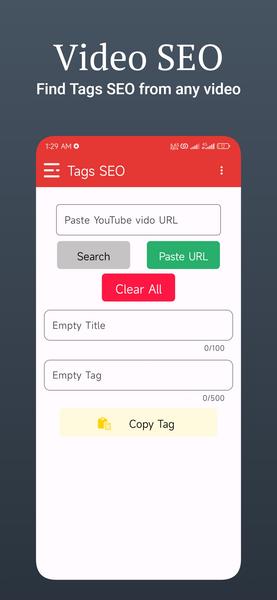 Tags SEO - Video Finder Ảnh chụp màn hình 3