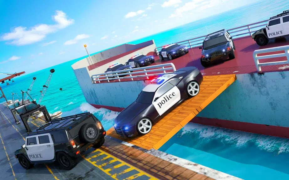 Police Transport Ship Car Simulator スクリーンショット 0