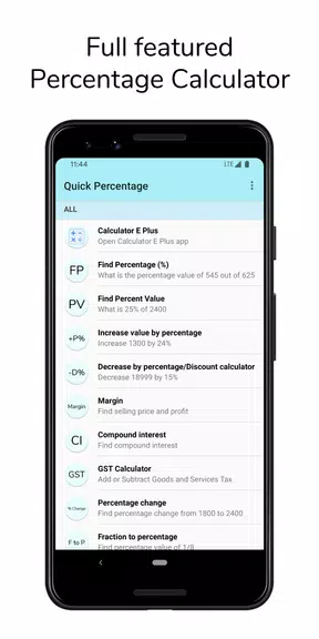 Quick Percentage Calculator 스크린샷 0