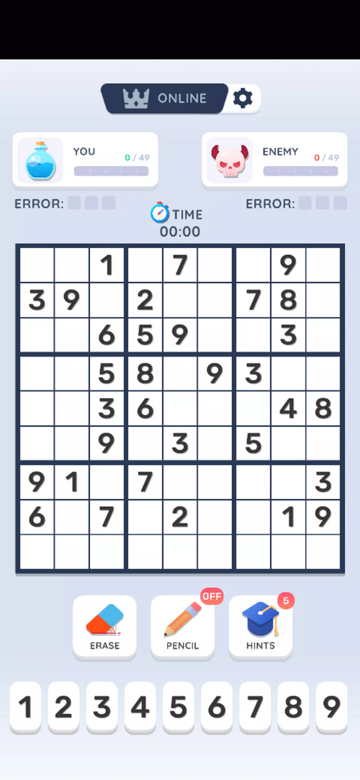 Sudoku Online स्क्रीनशॉट 2