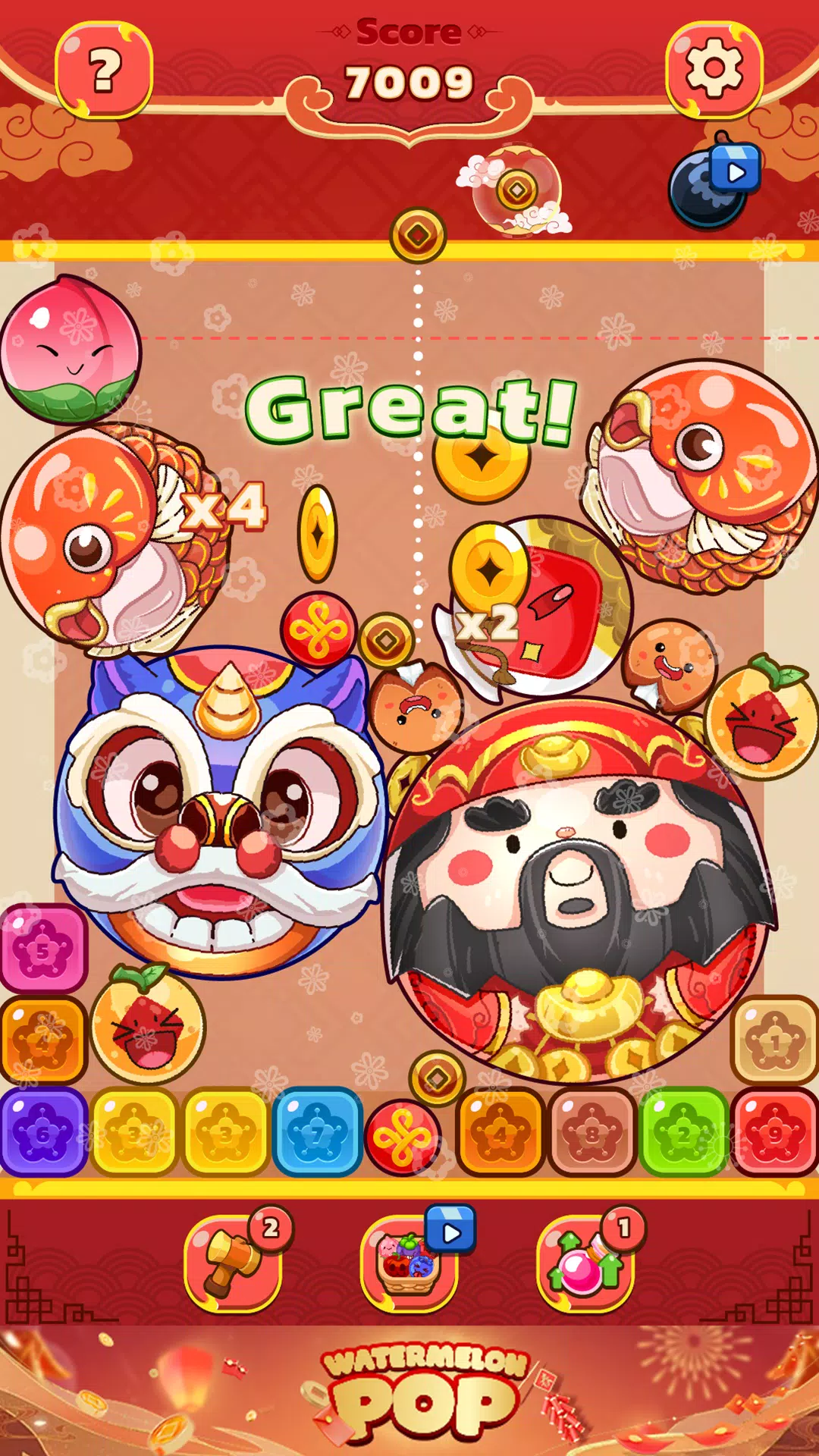 Melon Maker Land: Fruit Merge スクリーンショット 1