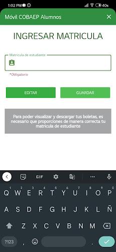 Móvil COBAEP Alumnos Ekran Görüntüsü 0