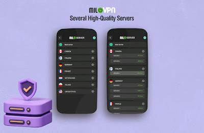 MiLO VPN - Fast VPN and Proxy Captura de tela 2