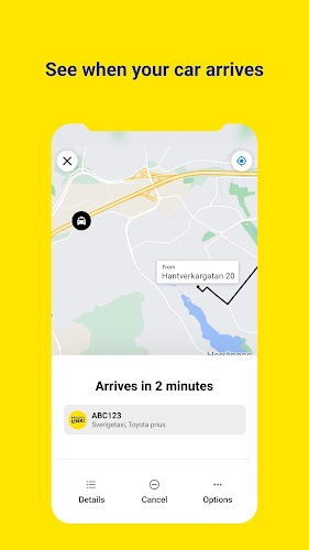 Sverigetaxi स्क्रीनशॉट 2