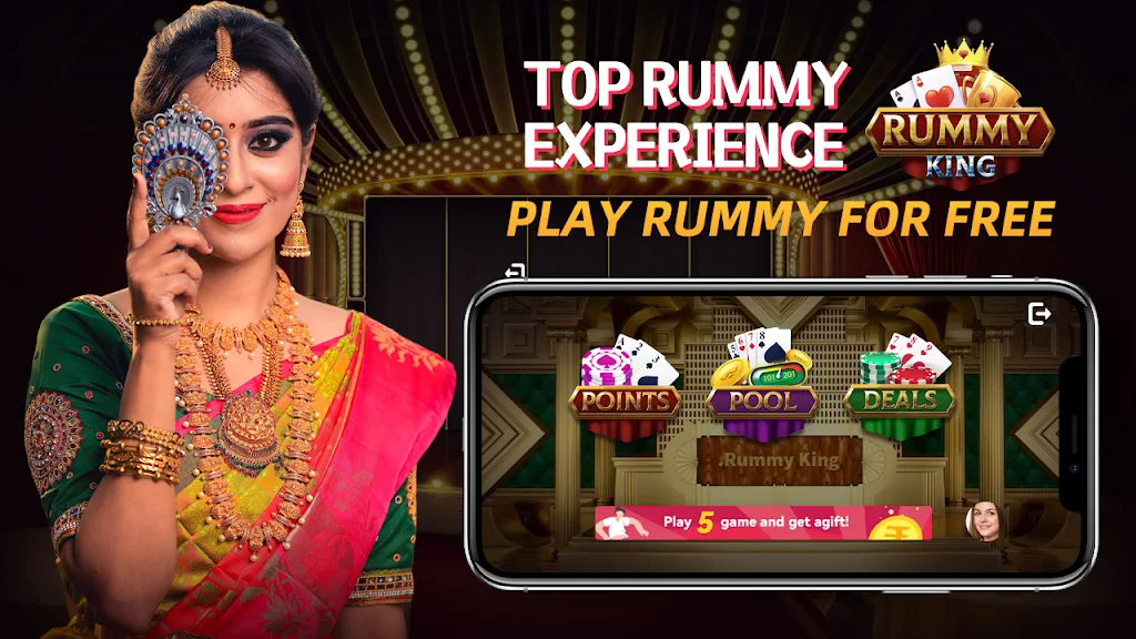 Rummy King -Play Indian Card Zrzut ekranu 2