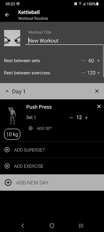 Kettlebell Home Workout Captura de tela 0