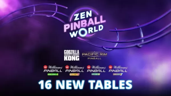 O Zen Pinball World se expande com 16 novas mesas em três pacotes