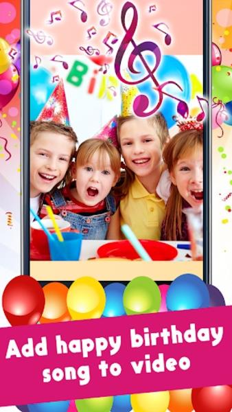 Happy Birthday Video Maker With Music And Photos应用截图第0张