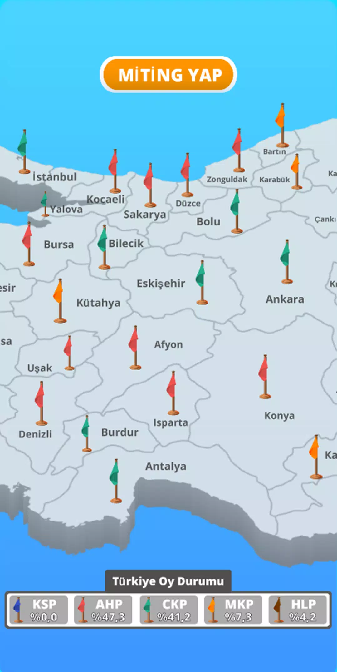 Seçim 2024 Oyunu : Belediye Captura de tela 3