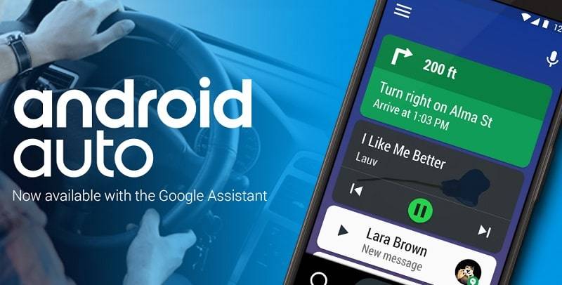 Android Auto – Google Maps, Media & Messaging Ekran Görüntüsü 0