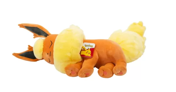 愛らしいポケモンフレアロン眠っているぬいぐるみはウォルマートに30ドルで戻ってきます
