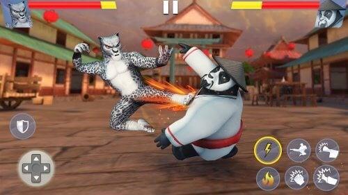 Kung Fu Animal: Fighting Games Captura de pantalla 2