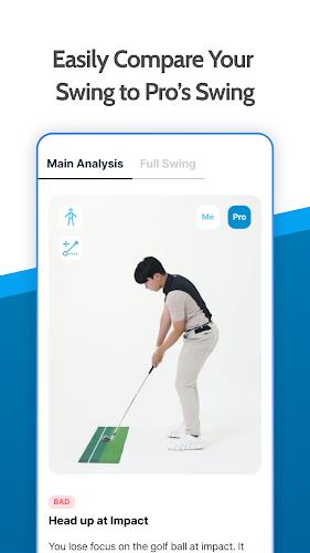 Golf Fix - AI Swing Analyzer Captura de pantalla 2