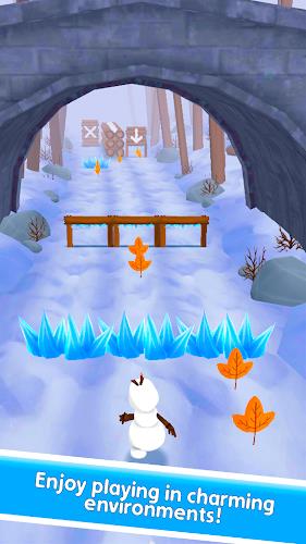 Snowman Rush: Frozen run スクリーンショット 0