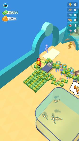 Aquarium Land - Fishbowl World Mod スクリーンショット 1