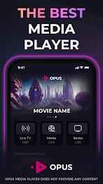 OPUS Media Player - Watch IPTV スクリーンショット 0