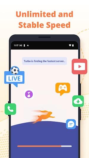 Turbo VPN MOD APK Premium desbloqueado