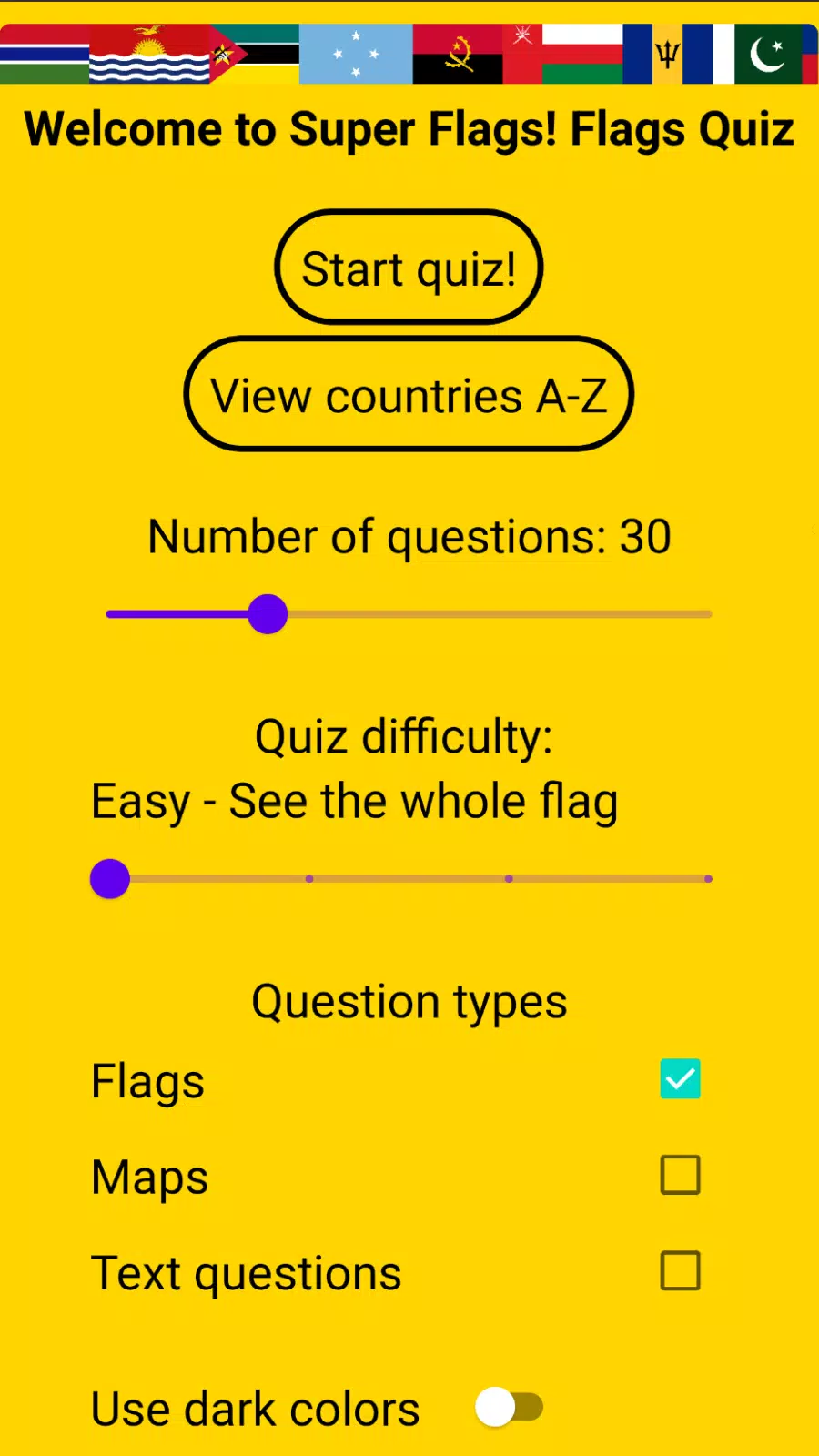 Super Flags! Flag Quiz স্ক্রিনশট 0