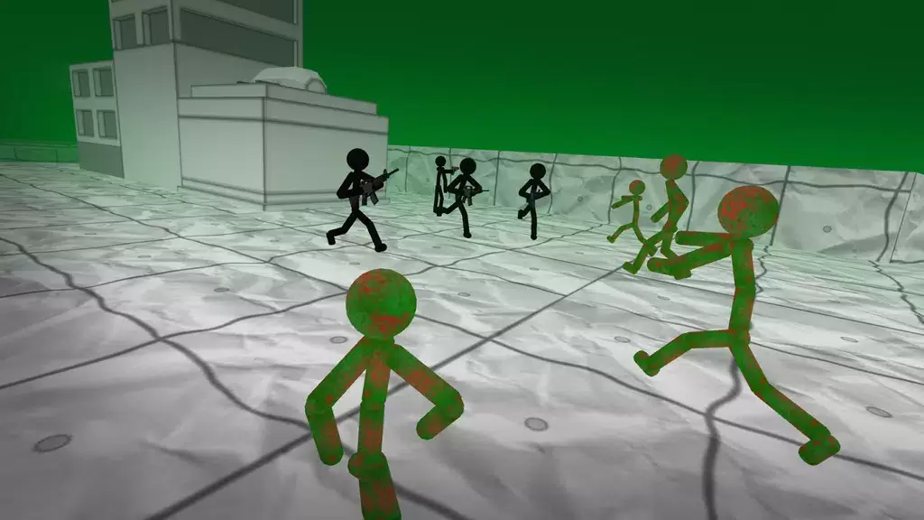 Stickman Zombie 3D 스크린샷 1