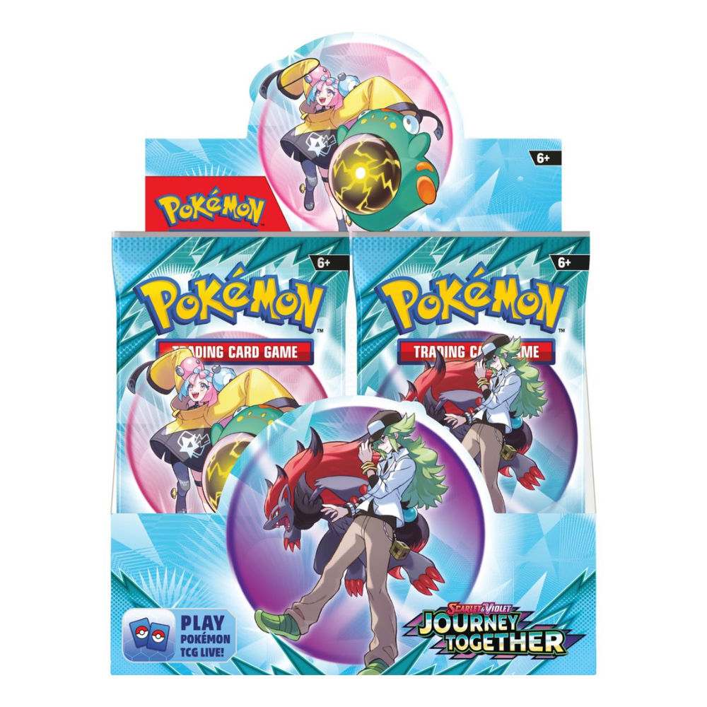 Juego de tarjetas de comercio de Pokemon: Scarlet y Violet Journe Juntos Together Booster Box 36