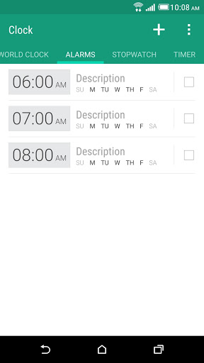 HTC Clock Screenshot 1