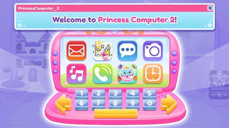 Princess Computer 2 Girl Games Capture d'écran 0