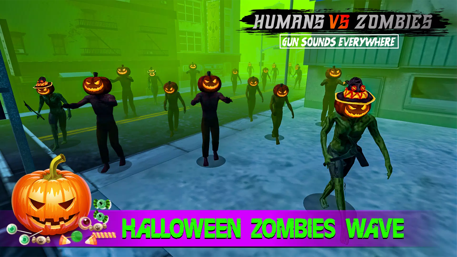Human Vs Zombies Shooting 스크린샷 0