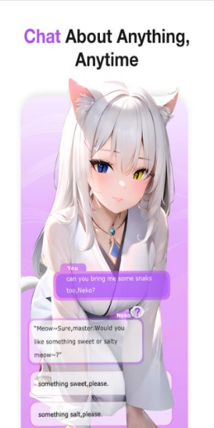 Anime Chat AI Waifu Chatbot Mod Screenshot 1