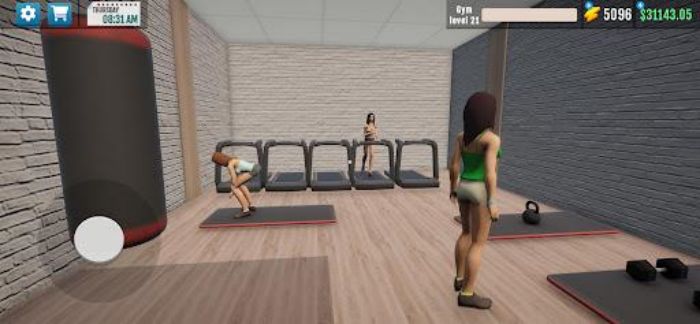 Fitness Gym Simulator Fit 3D Captura de pantalla 1