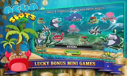 Aqua Slots 2 Treasure Island 스크린샷 1