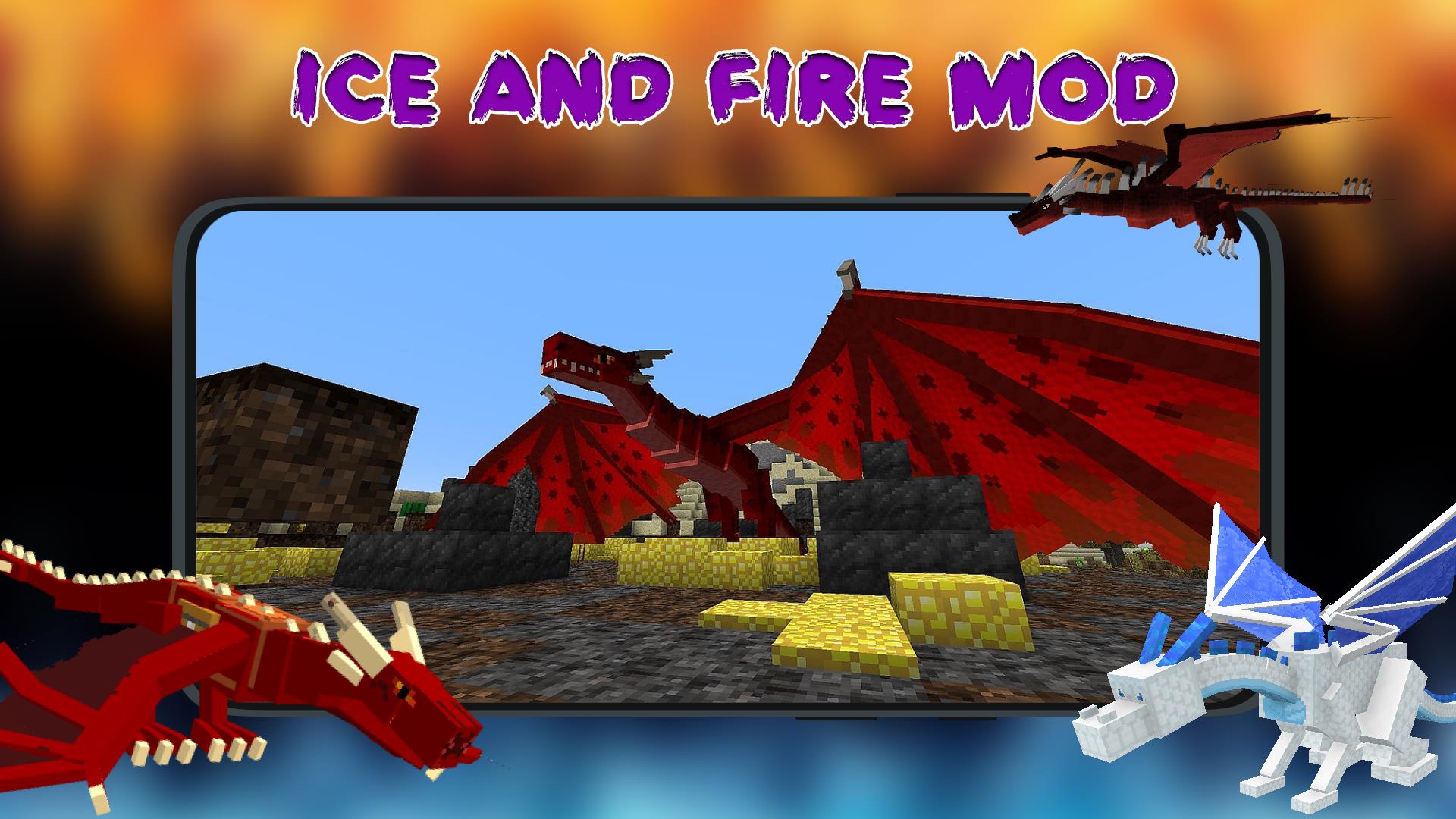 Ice and Fire Mod For Minecraft 스크린샷 0