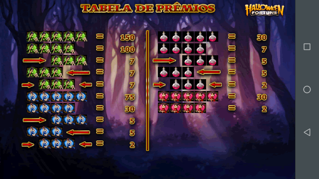 Halloween Fortune Caça Níquel Captura de tela 3
