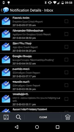 Notification History ဖန်သားပြင်ဓာတ်ပုံ 1