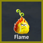 Power de flamme à partir des fruits meme