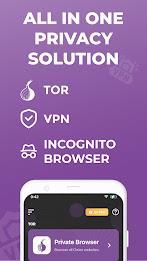 Private Onion Browser + VPN Screenshot 0