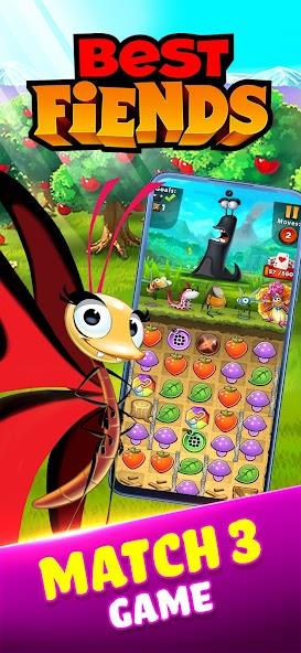 Best Fiends - juego de match 3 Captura de pantalla 0