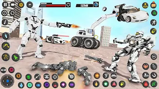 Robot Truck Car Transform Game 스크린샷 1