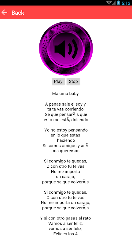 Felices Los 4 Maluma Musica Lyrics應用截圖第1張