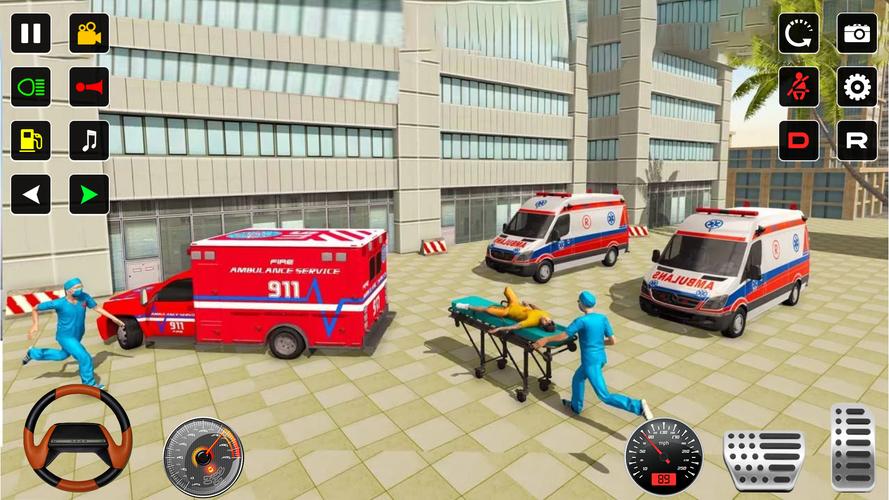 Police Rescue Ambulance Games Captura de tela 3