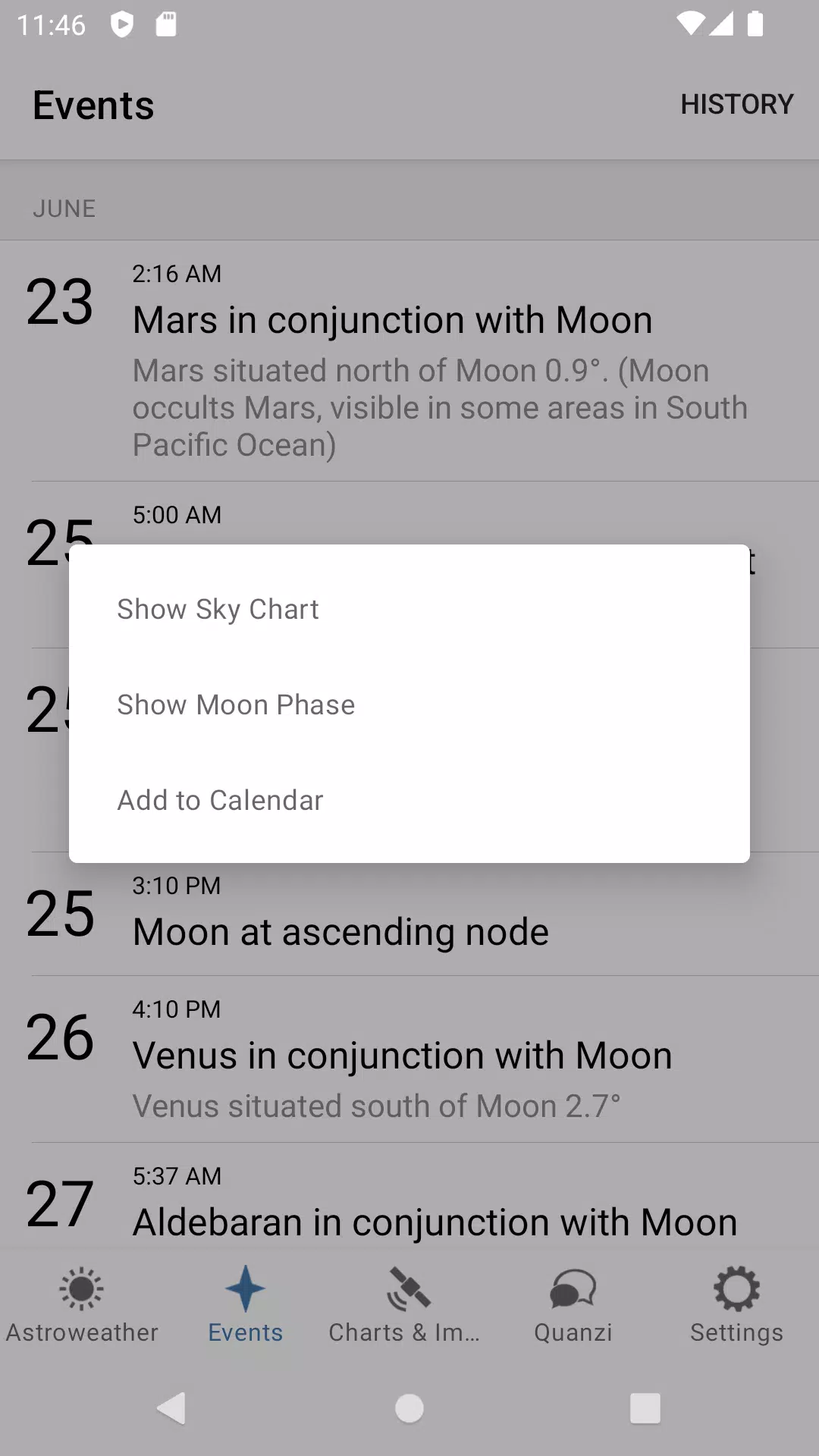 Astroweather スクリーンショット 3