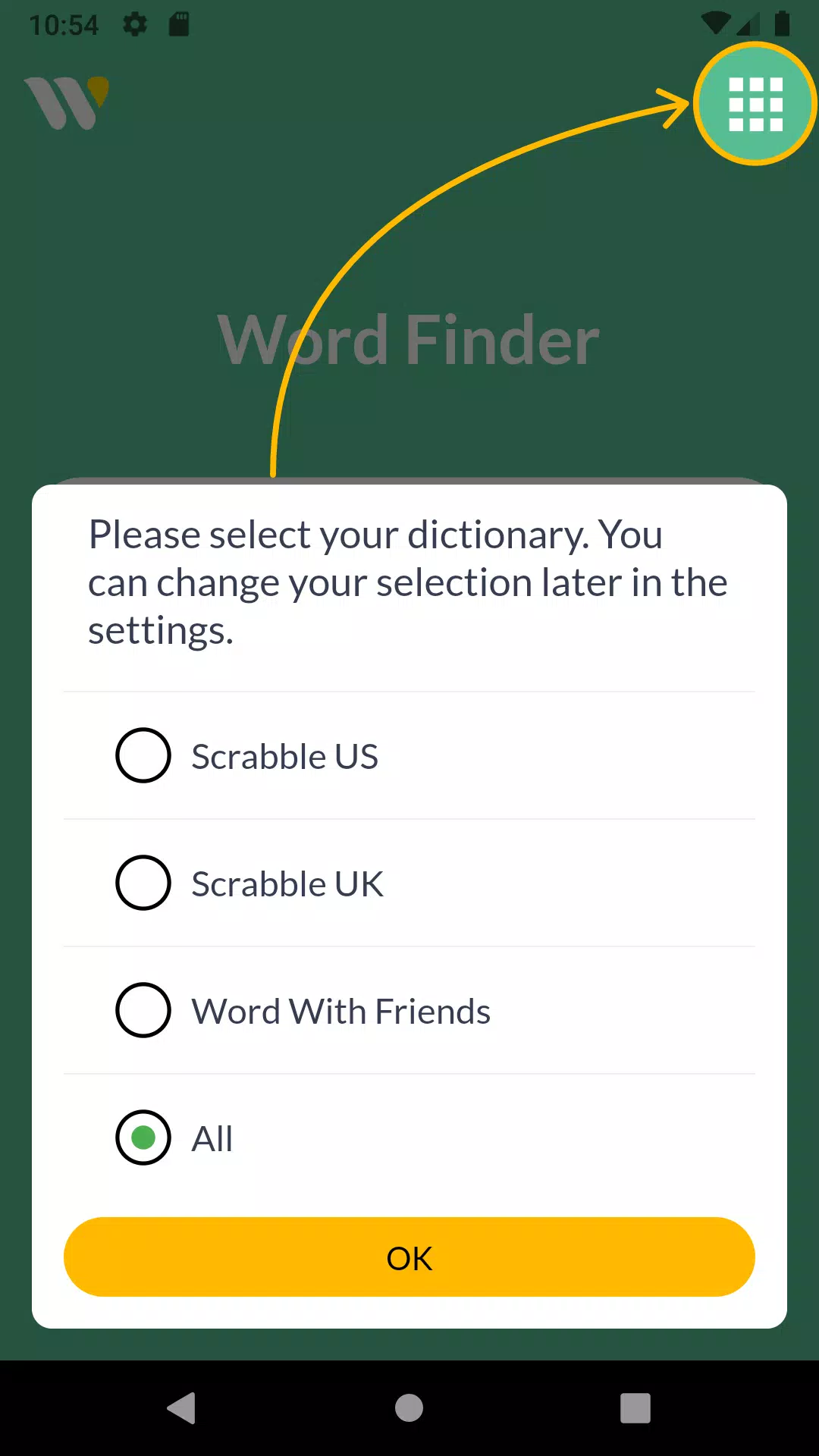 Wordfinder by WordTips Capture d'écran 0