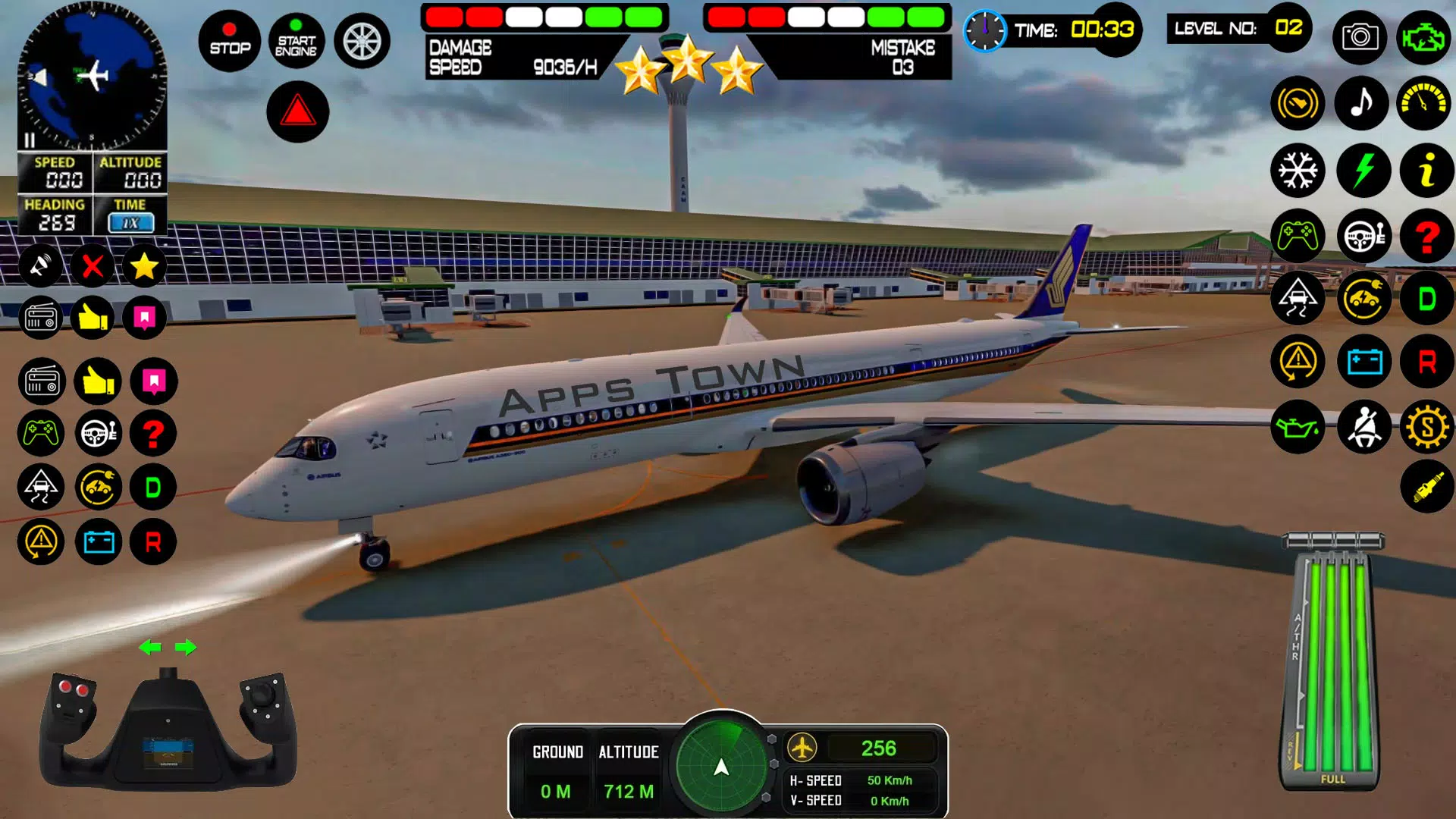 Flight Simulator Pilot Game 3D Ảnh chụp màn hình 2