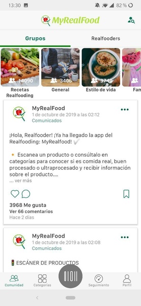 MyRealFood Screenshot 2